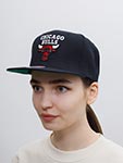 Бейсболка MITCHELL NESS арт. HHSS2976-CBUYYPPPBLCK Chicago Bulls NBA (черный)